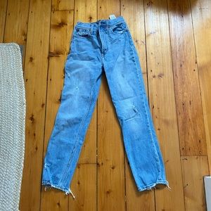 Abercrombie High Rise Mom Jean
